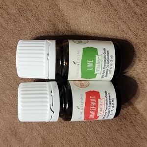 Lime and grapefruit young living oils